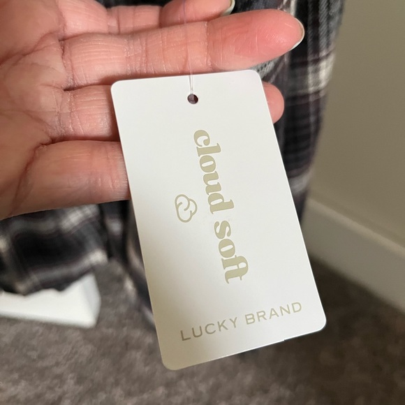 Lucky Brand Plaid Western Babydoll Shirt - NWT! - Picture 9 of 9